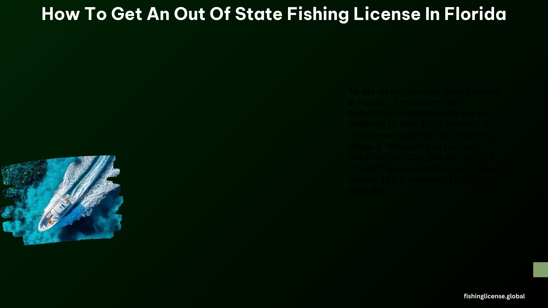 how to get an out of state fishing license in florida